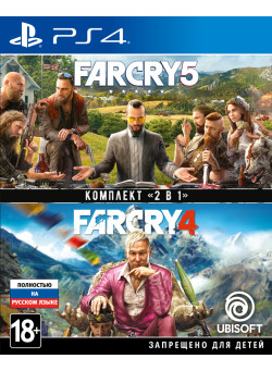 Far Cry 4 (Русская версия) + Far Cry 5 (Английская версия) (PS4)